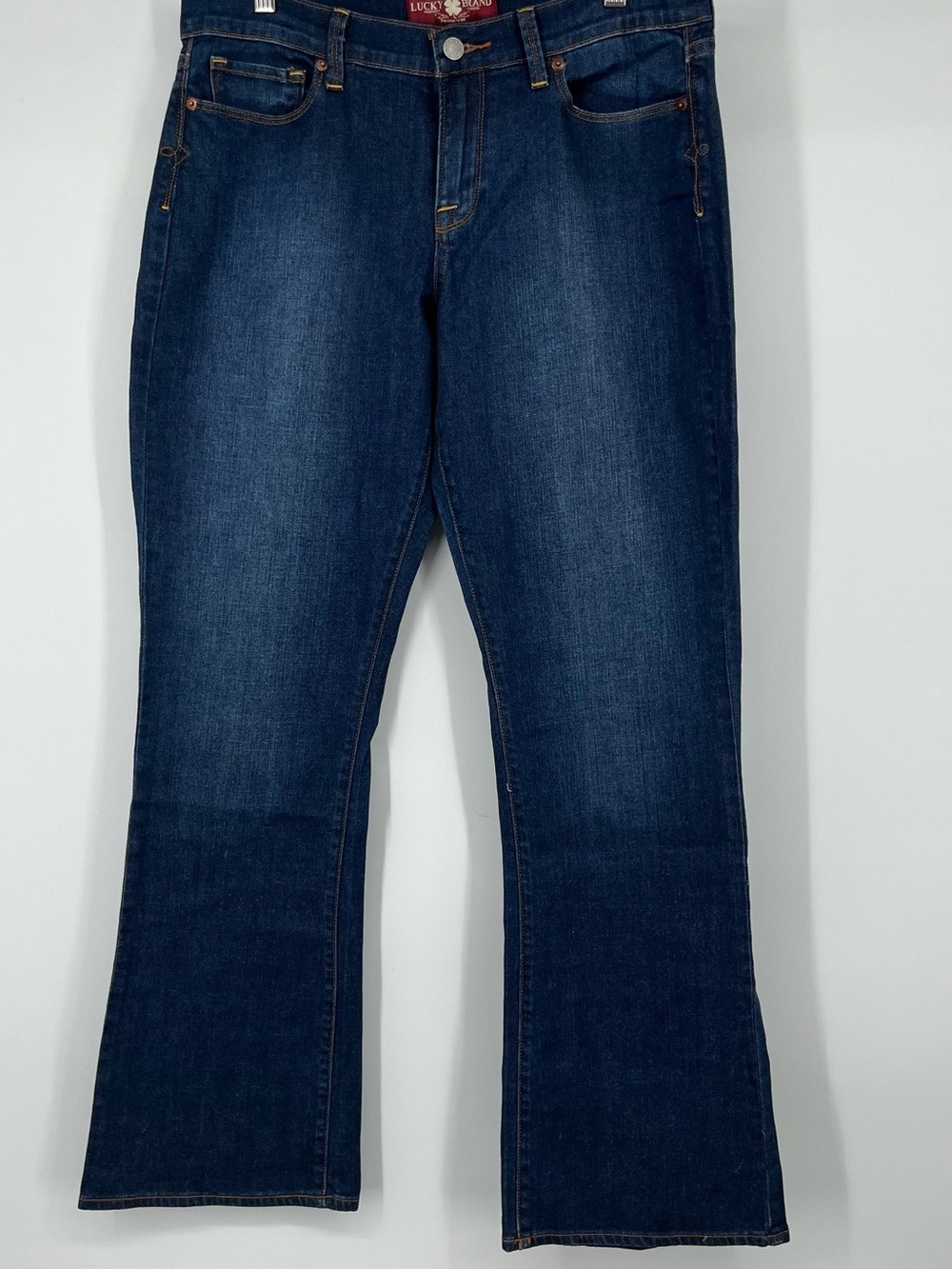 Lucky Brand Sofia Dark Blue Boot Cut Jeans sz 12/31 reg. NWT - Picture 2 of 14